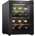 Wine Refrigerator Thermoelectric Freestanding 12-Bottle Cooler - Lil Jumbl Thumbnail - 1