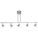 Cal Lighting 7.25-19.25" Adjustable Metal Serpentine Five Light Ceiling Fixture Thumbnail - 1