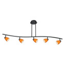 Cal Lighting 7.25-19.25" Adjustable Metal Serpentine Five Light Ceiling Fixture Thumbnail - 1