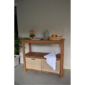 Anderson Teak Towel Console With 2 Shelves Table Thumbnail - 1