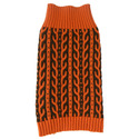 Fashionable Dog Sweater with Leash Holder & Cable Knit Design Thumbnail - 1