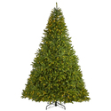 Nearly Natural 9ft. Sierra Spruce, Natural Look, Artificial Christmas Tree with 1000 Clear LED Lights and 4443 Tips Thumbnail - 1