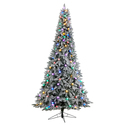 9.5ft Flocked Mountain Fir Artificial Christmas Tree Thumbnail - 1