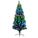 Nearly Natural 6ft. Pre-Lit Fiber Optic Artificial Christmas Tree with 220 Colorful LED Lights Thumbnail - 1