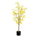Nearly Natural 4ft. Artificial Forsythia Tree Thumbnail - 1