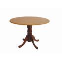 International Concepts 42" Round Dual Drop Leaf Ped Table Thumbnail - 1