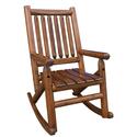 Leigh Country Outdoor Rocking chair from Amberlog, Brown Thumbnail - 1