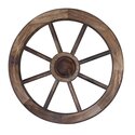 Walnut Decorative Wagon Wheel with Pine Construction 18 - Leigh Country Thumbnail - 1