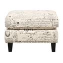 Picket House Furnishings Emery Upholstered Ottoman, Rectangle Thumbnail - 1