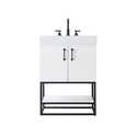 Elegant Kitchen and Bath 24 inch Single Bathroom Vanity in White Thumbnail - 1