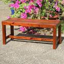 International Caravan Acacia Americana Backless Bench - Classic Design Thumbnail - 1