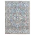 Rugsotic Carpets Machine Woven Crossweave Polyester 9'x12' Area Rug Oriental Beige Black OJM00093 Thumbnail - 1