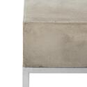 Eartha Modern Concrete Coffee Table Indoor-Outdoor - Thumbnail 4
