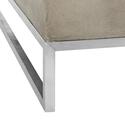 Eartha Modern Concrete Coffee Table Indoor-Outdoor - Thumbnail 5