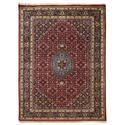 Rugsotic Carpets Hand Knotted Nir Wool 4'x6' Area Rug Oriental Red OJNR0104 Thumbnail - 1