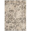 Traditional Viscose Pile Rug - Antique Damask Style, 9x6 Medium Rectangle - Safavieh Thumbnail - 1