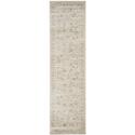 Light Grey/Ivory Square Power Loomed Polypropylene Rug 6x6 - Safavieh Thumbnail - 1