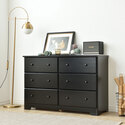 Woodpecker's Inc Solid Pine Wood Double Dresser Thumbnail - 1