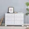 Woodpecker's Inc Solid Pine Wood Double Dresser Thumbnail - 1