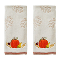 SKL Home Traditional Pumpkin II 2Pc Hand Towel Set Thumbnail - 1