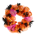 Nearly Natural 26in. Halloween Spider Mesh Wreath Thumbnail - 1