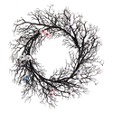 Nearly Natural 30in. Halloween Gazing Eyeballs Twig Wreath Thumbnail - 1