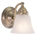 Vaxcel Standford 1 Light Brass Bathroom Wall Fixture Thumbnail - 1