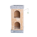 Armarkat Double Condo Cat House with Scratching Post Thumbnail - 1