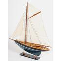 Handcrafted Wooden Sailing Boat Model Pen Duick Decor - Old Modern Handicrafts Thumbnail - 1
