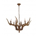 Bethel Modern Antler Chandelier - Lighting - Brown Thumbnail - 1
