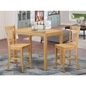 Counter Height Pub Set - High Table And Counter Height Chairs Thumbnail - 1