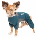 Dog Helios ® 'Rufflex' Mediumweight 4-Way-Stretch Breathable Full Bodied Performance Dog Warmup Track Suit Thumbnail - 1
