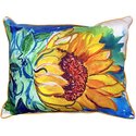 Windy Sunflower Extra Large Zippered Pillow 20x24 Thumbnail - 1